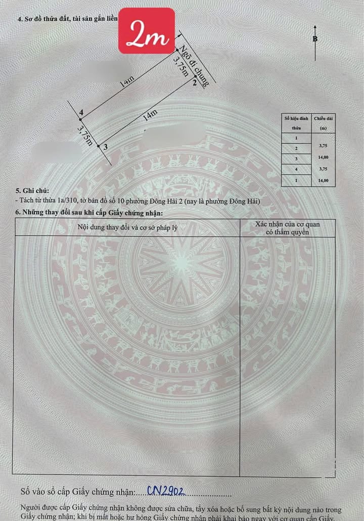 Đất nền liền kề tại Bình Kiều, Đông Hải 52.5m² - Đầu tư sinh lời ngay!