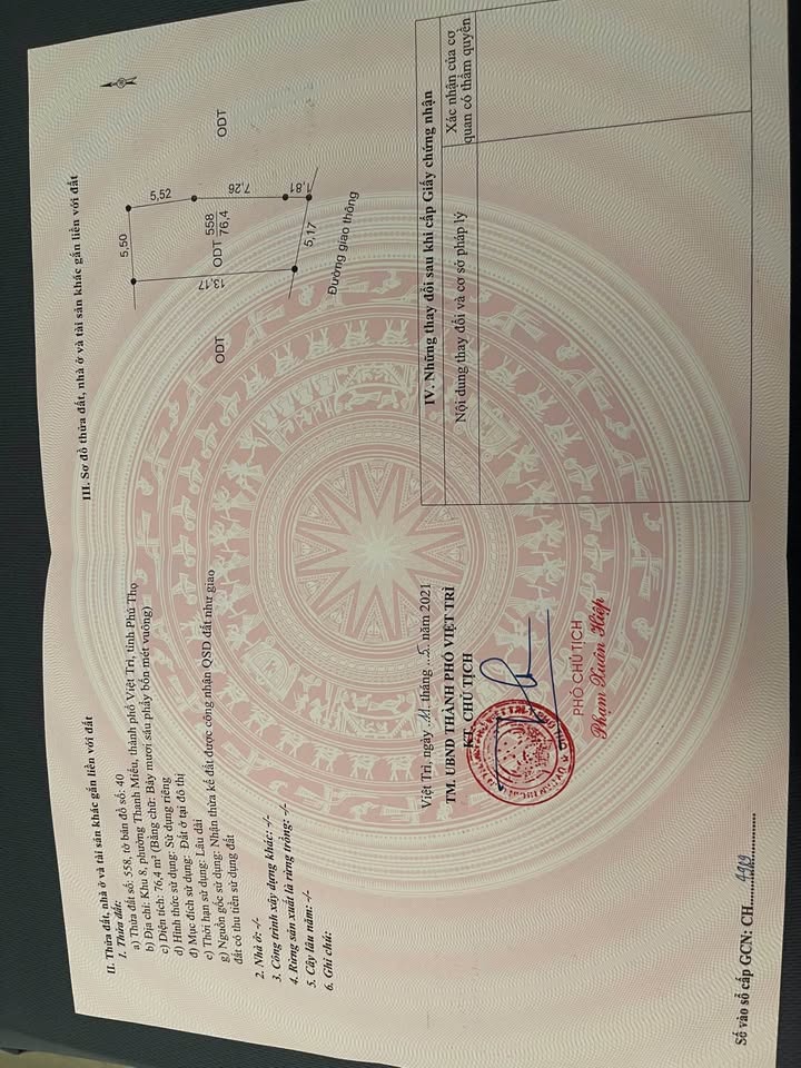 Nhà 3 tầng chính chủ tại Khu 8, Thanh Miếu, 76.4m² - Giá 3.5 tỷ, mới xây 2022!