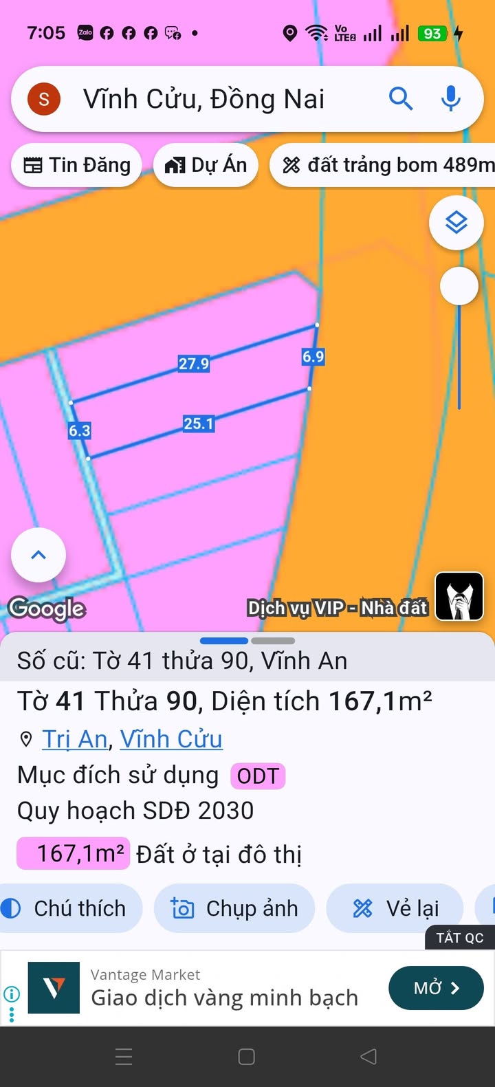 Đất thổ cư Vĩnh An, Vĩnh Cửu 156m² chỉ 600 triệu - Đầu tư sinh lời ngay!