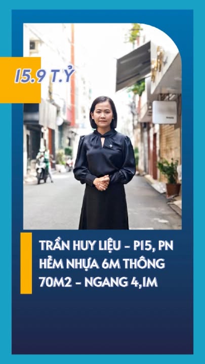 Nhà 3 tầng đường Trần Huy Liệu, Phú Nhuận, 71.75m² - Sổ hồng chính chủ, giá thỏa thuận!