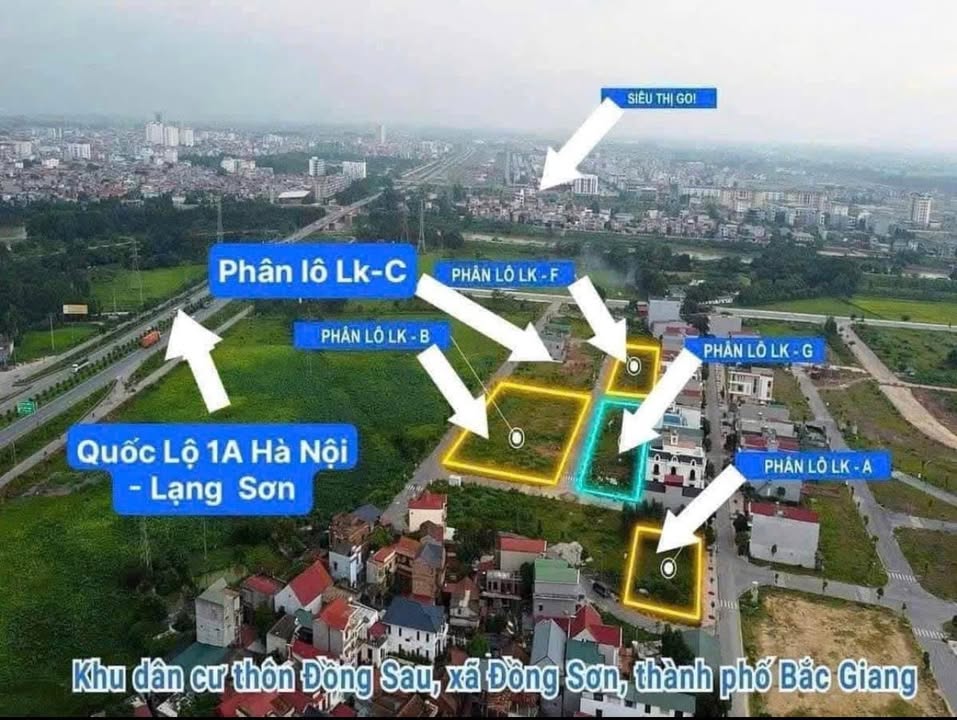 Đất đấu giá Đồng Sơn Bắc Giang 119m² - Lô góc giá tốt, vị trí đắc địa!