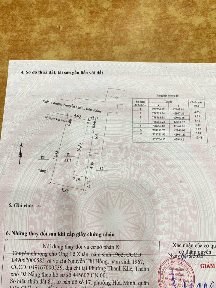 Nhà cấp 4 kiệt 82 Nguyễn Chánh 70m² giá thỏa thuận - Gần biển, thoáng mát!