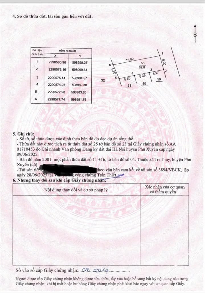 Đất nền xã Tri Thủy, Phú Xuyên 82m² giá chỉ 1 tỷ - Đường ô tô vào tận nơi!