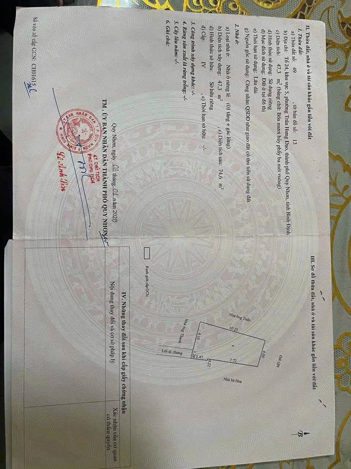 Nhà mới hẻm cạn Bạch Đằng Quy Nhơn 47m² giá 1.9 tỷ - Cơ hội vàng cho bạn!