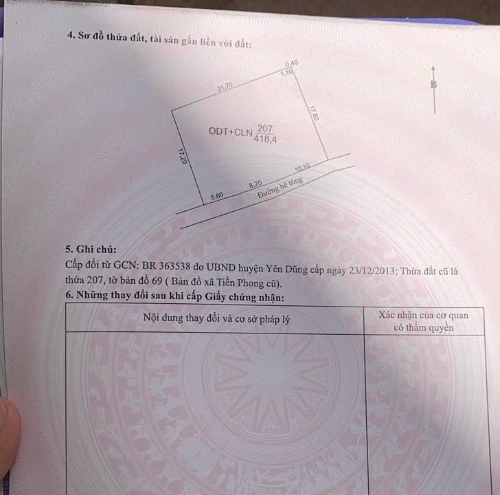 Đất nền KCN Nội Hoàng 400m² - Mặt tiền 23m, đầu tư sinh lời ngay!