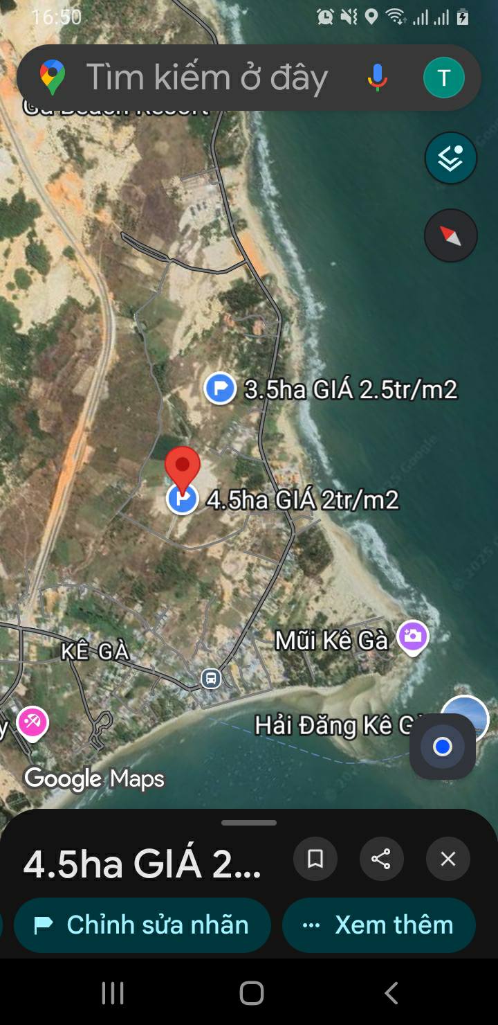 Đất nền kinh doanh tại xã Tân Thành, Hàm Thuận Nam 4ha giá 70 tỷ - Đầu tư sinh lời hấp dẫn!