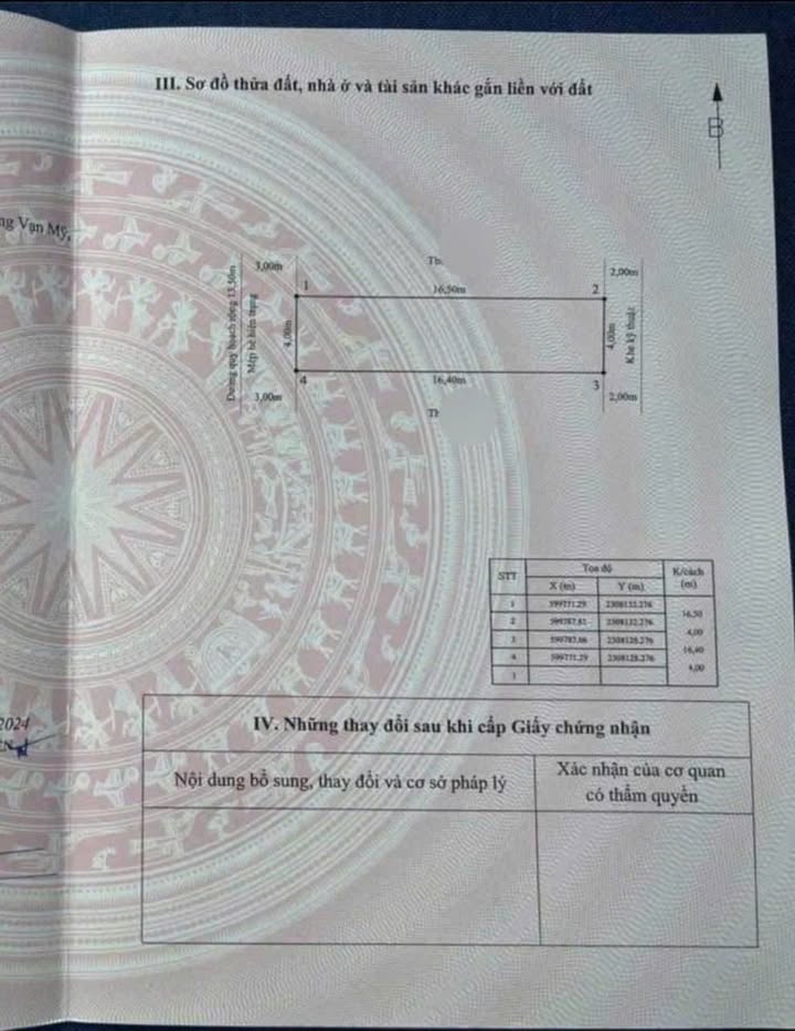 Đất nền tái định cư đường Vòng Vạn Mỹ 66m² giá 5.61 tỷ - Đường rộng thoáng mát!