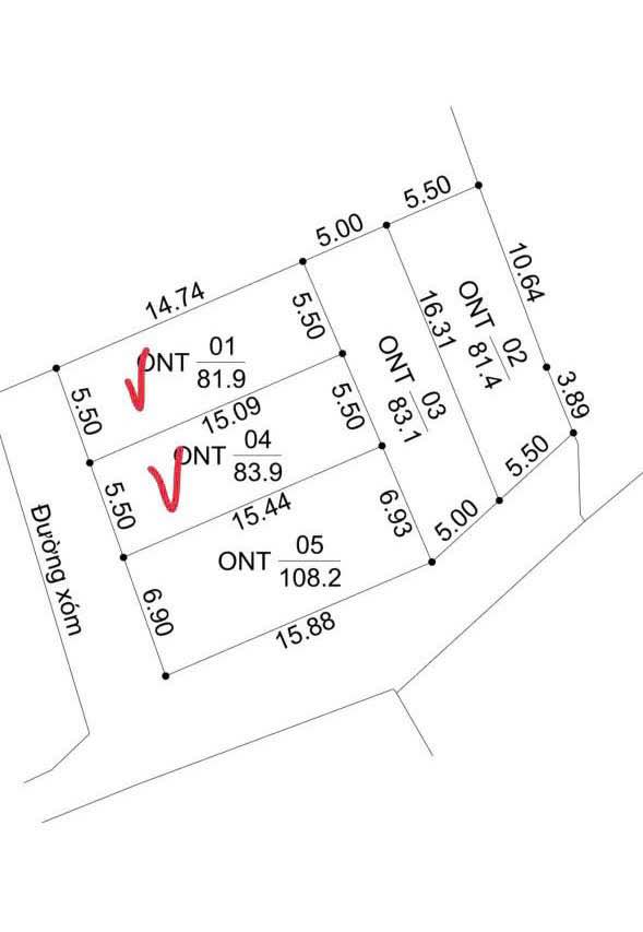 Đất thổ cư 81.5m² tại Phú Nghĩa, Chương Mỹ - Giá chỉ 2.5 tỷ, cơ hội đầu tư tuyệt vời!