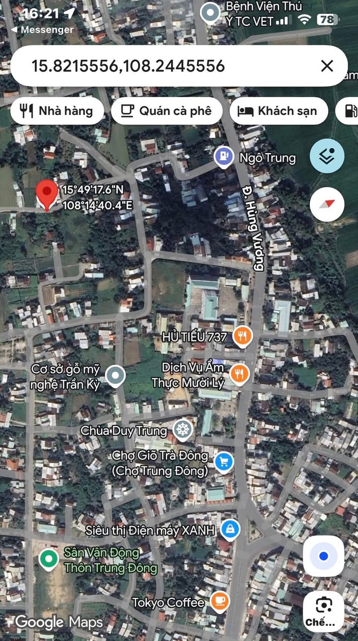 Đất nền Duy Trung 264m² giá 600 triệu - Sổ đỏ chính chủ, thổ cư hoàn toàn!