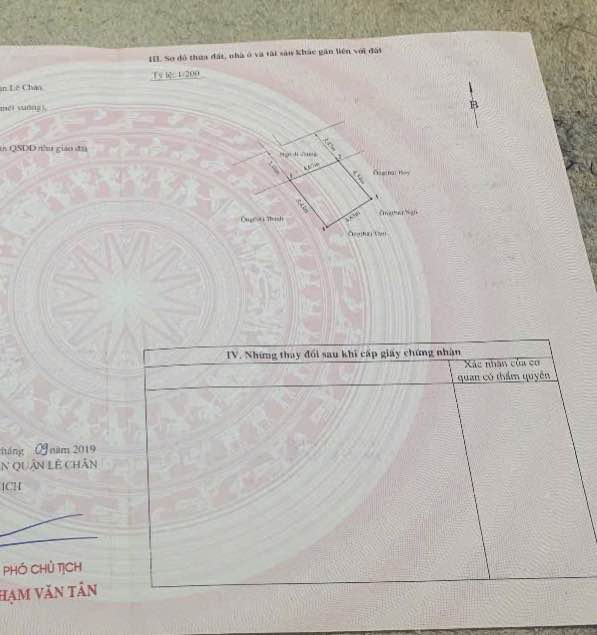 Nhà mặt ngõ 46 Lạch Tray, Ngô Quyền, 25m² giá 2.1 tỷ - Đầu tư sinh lời ngay!