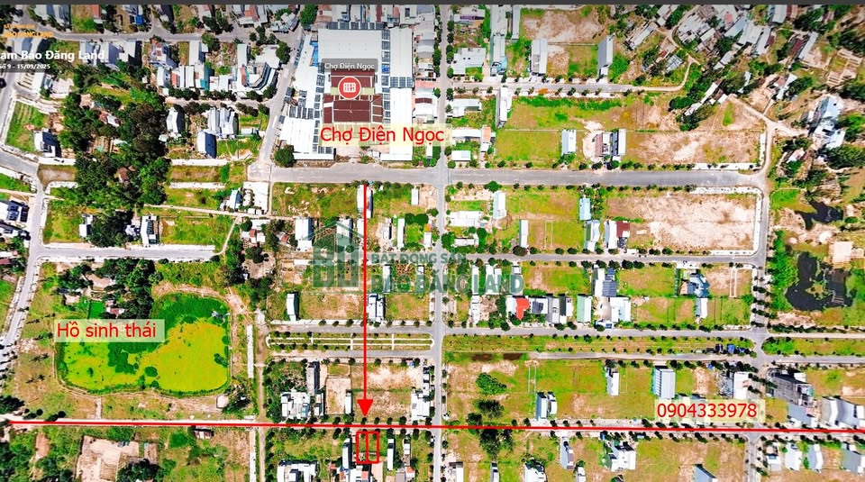 Đất liền kề Điện Ngọc 245m² giá 6.2 tỷ - Sổ đỏ chính chủ, gần chợ!