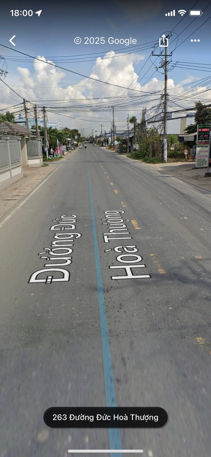 Đất mặt tiền đường Đức Hoà Thượng 222m² giá 4 tỷ - Kinh doanh mọi ngành nghề