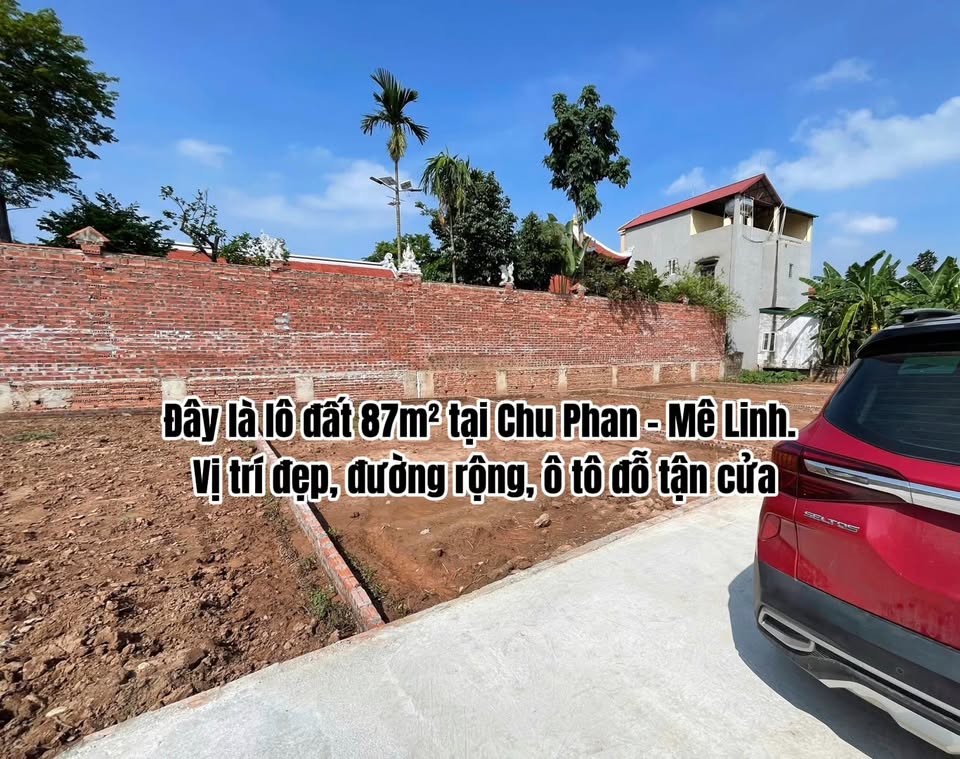 Đất nền 87m² Chu Phan Mê Linh - Sổ đỏ chính chủ, giá chỉ 2 tỷ!