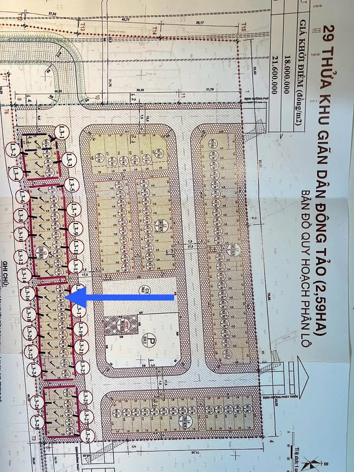 Đất nền Đông Tảo, Khoái Châu, Hưng Yên 90m² giá 3.6 tỷ - View vườn hoa tuyệt đẹp!