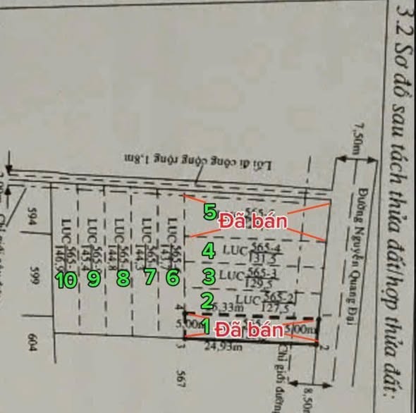 Đất nền thổ cư Mỹ Lệ, Cần Đước, Long An 125m² giá 850 triệu - Cơ hội đầu tư hấp dẫn!
