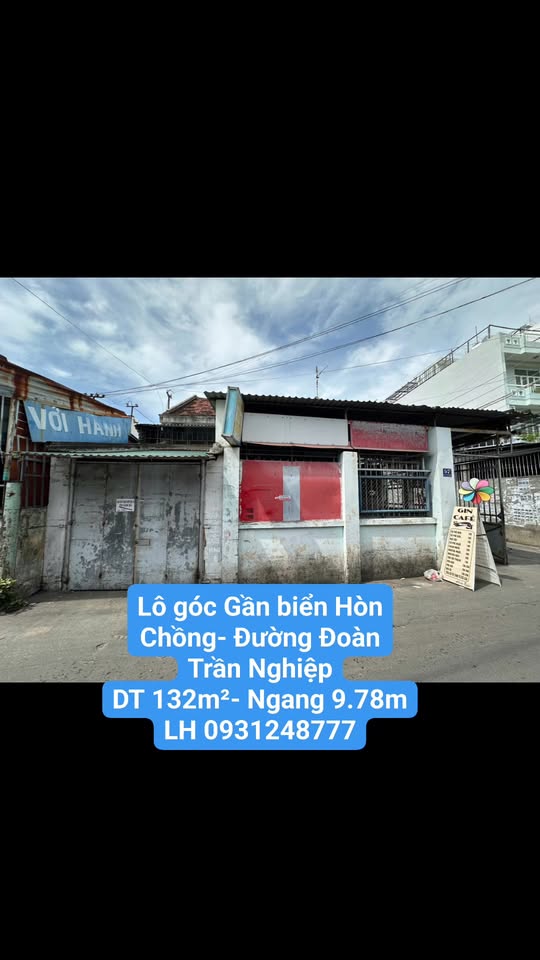Đất nền góc đường Đoàn Trần Nghiệp, Nha Trang 132m² giá 13.596 tỷ - Vị trí gần biển Hòn Chồng!