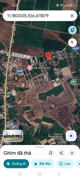 Đất thổ cư 100m² mặt tiền đường ĐH 601 - Kinh doanh ngay, giá chỉ 2.05 tỷ!