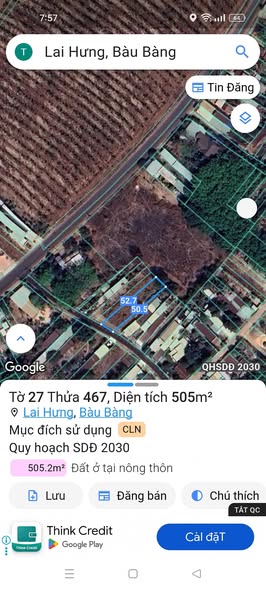 Đất nền Bến Cát 500m² giá 1.1 tỷ - Tiềm năng kinh doanh vượt trội!