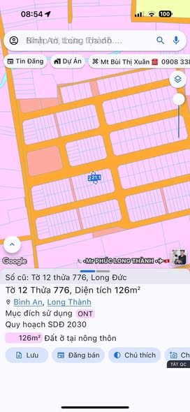 Đất nền Dragon City Long Đức 126m² giá 1 tỷ - Đầu tư sinh lời bền vững!