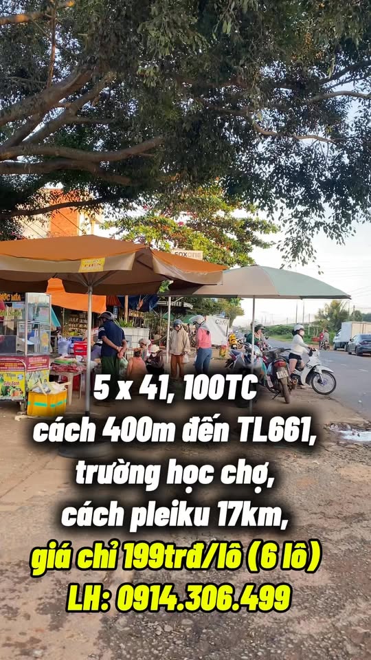 Đất thổ cư 205m² tại Thôn 3, Chư Păh - Chỉ 199 triệu, giá tốt nhất khu vực!