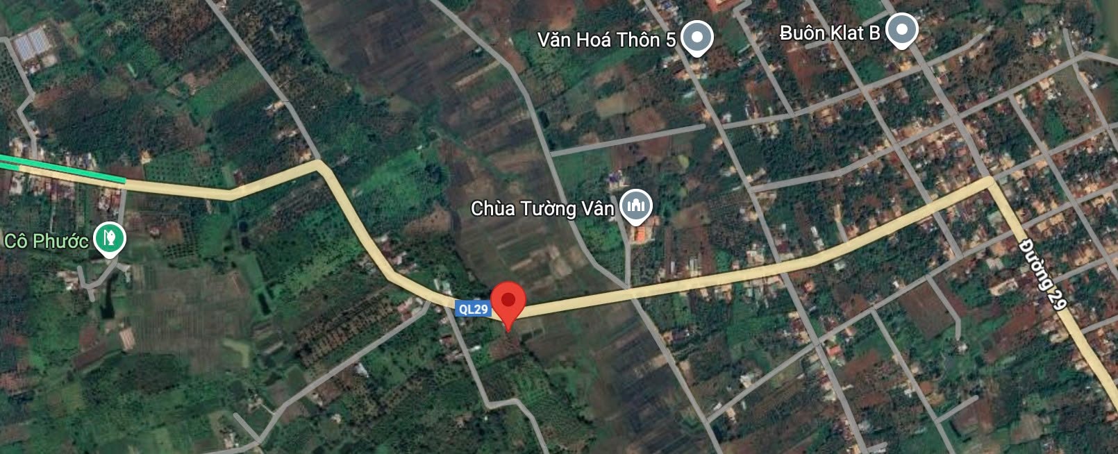 Đất mặt tiền Quốc lộ 29 Ea Drông, Buôn Hồ 429m² giá chỉ 1.7 tỷ - Cơ hội đầu tư tuyệt vời!