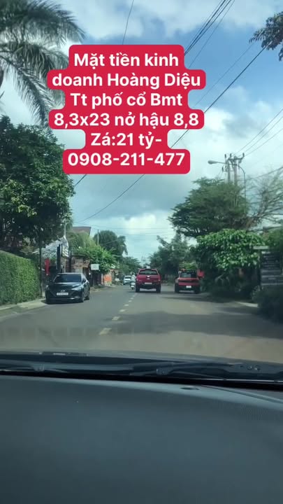 Nhà phố mặt tiền kinh doanh Hoàng Diệu, Buôn Ma Thuột, 190m² giá 21 tỷ - Đầu tư sinh lời ngay!