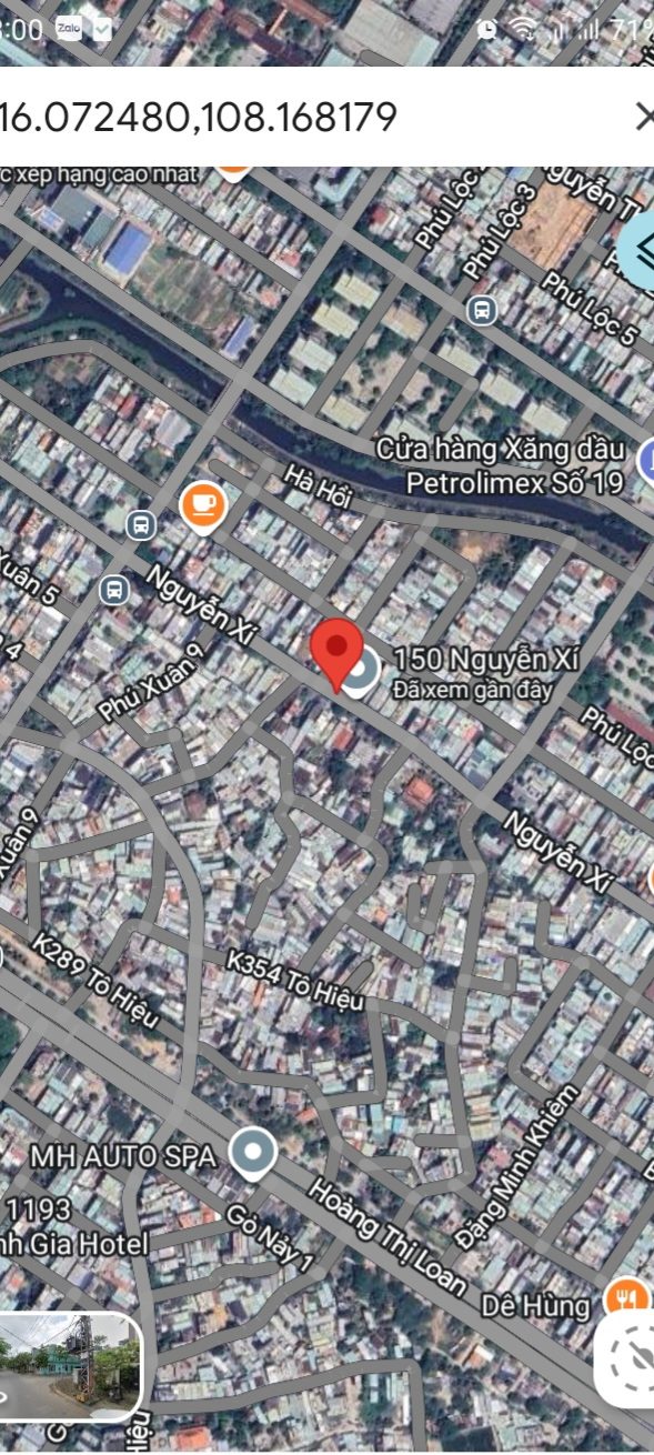 Đất mặt tiền Nguyễn Xí, Đà Nẵng 100m² giá 6.09 tỷ - Cơ hội đầu tư hấp dẫn!