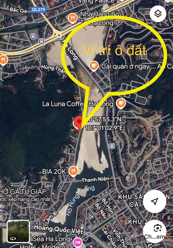 Đất mặt hồ Hùng Thắng, Hạ Long 203m² giá 6,114 tỷ - Cơ hội đầu tư lý tưởng!