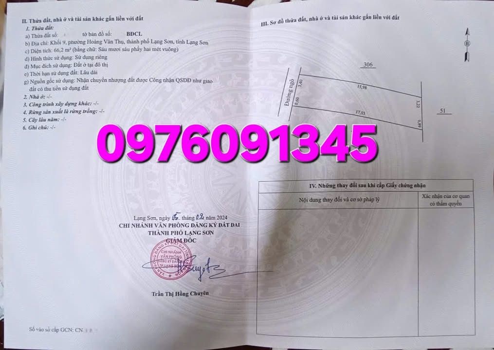 Đất nền 66m² phường Hoàng Văn Thụ giá 800 triệu - Cơ hội hiếm có đầu tư!