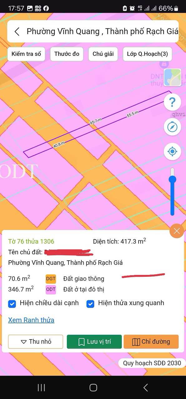 Đất mặt tiền Võ Trường Toản Rạch Giá 500m² giá 2 tỷ - Cơ hội đầu tư tuyệt vời!