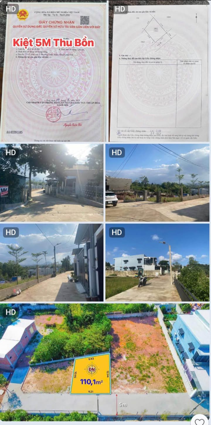 Nhà riêng đường Thu Bồn, phường Thủy Xuân 110m² giá 1.9 tỷ - Vị trí cao ráo, không ngập lụt!