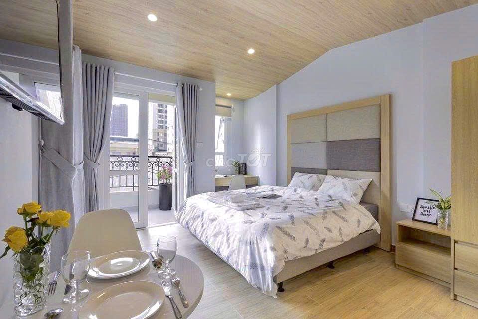 Căn hộ quận 4 35m² giá 7 triệu - Full nội thất, 2 ban công thoáng mát!