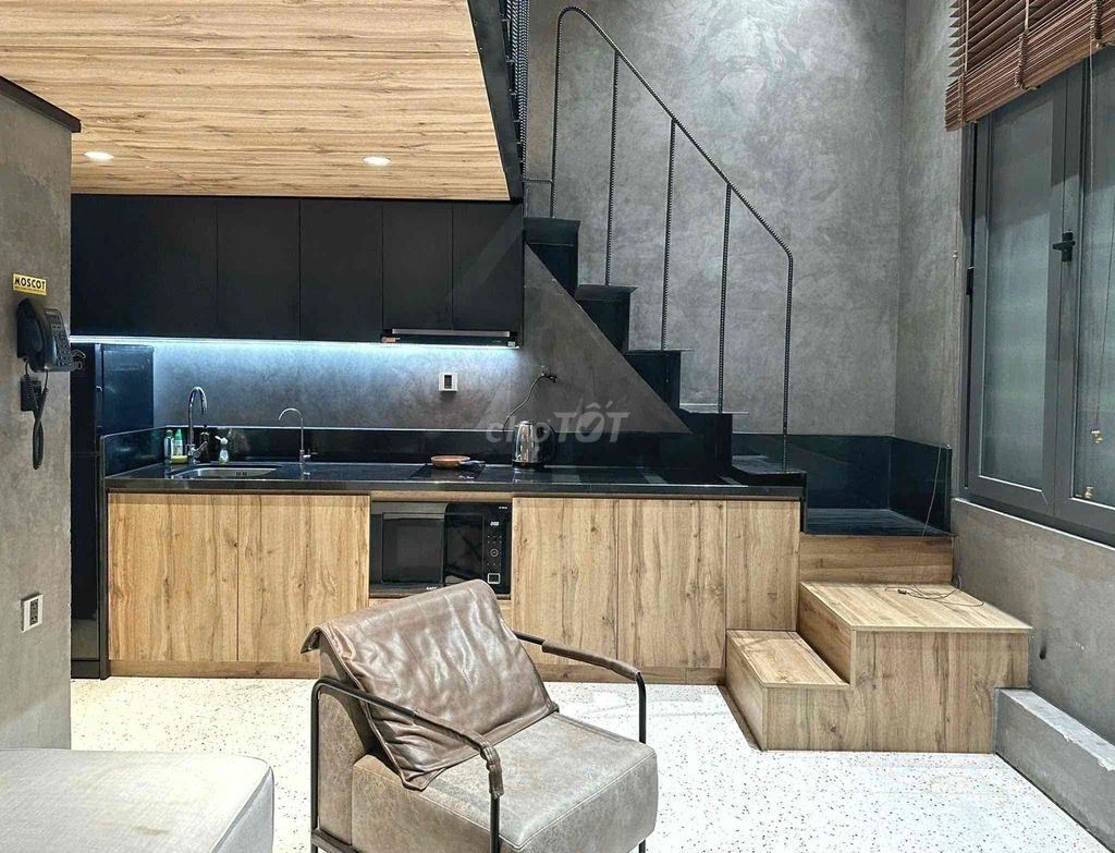 Cho thuê Duplex & Studio Đẹp tại Quận Bình Thạnh 50m² giá 9 triệu - Nội thất mới 100%!