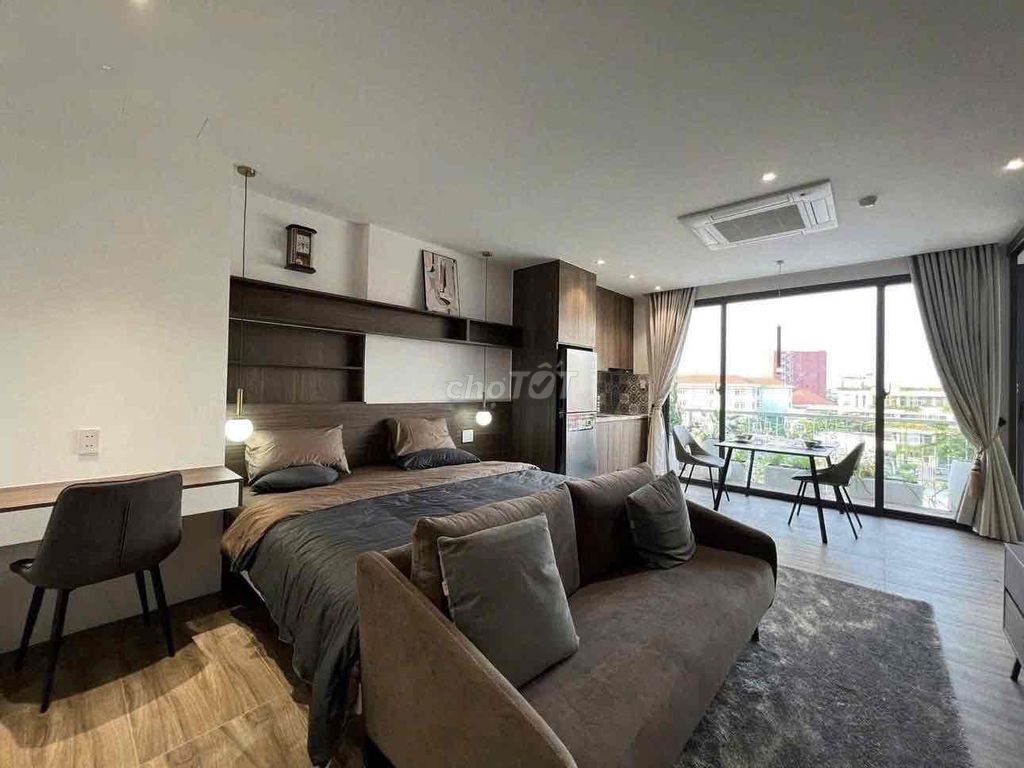 Căn hộ Studio Balcony 40m² giá 9 triệu - Thiết kế hiện đại tại Bình Thạnh!