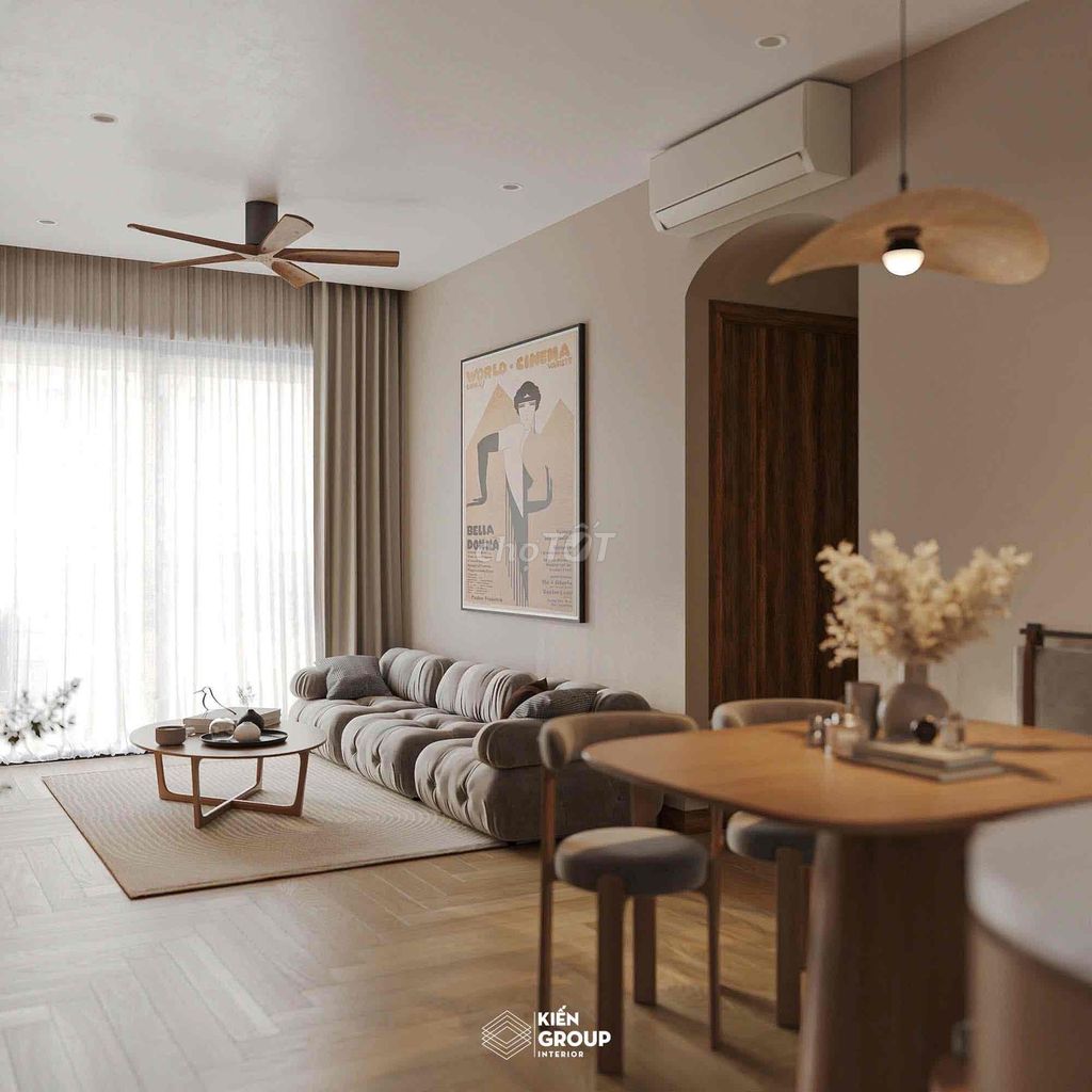 Cho thuê căn hộ 2PN Đường Cửu Long, Tân Bình 100m² giá 10 triệu - Vị trí trung tâm thuận lợi