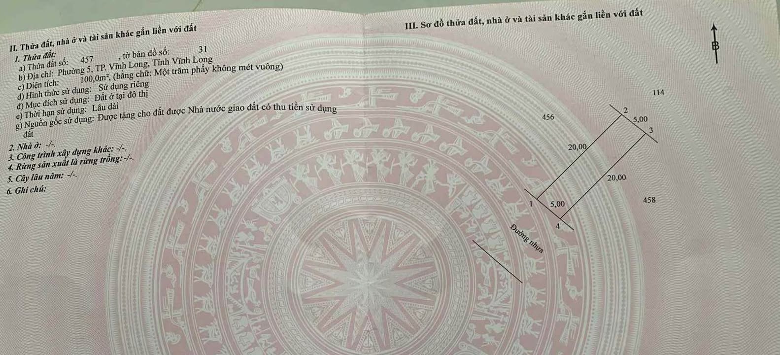 Đất nền KDC Minh Linh Vĩnh Long 100m² giá 1.46 tỷ - An ninh, dân cư đông đúc!