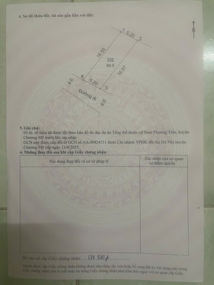 Đất thổ cư Xuân Mai, Chương Mỹ 84,5m² - Sổ đỏ riêng, đầu tư sinh lời!