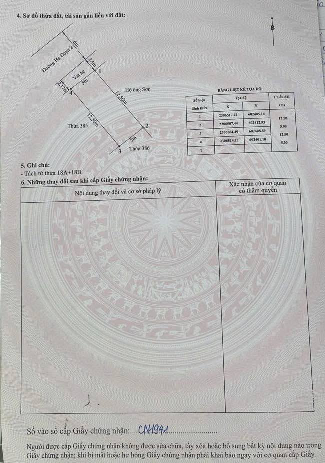 Lô đất Hạ Đoạn 2, Hải Phòng 62.5m² giá chỉ 3.8 tỷ - Đầu tư sinh lời ngay!