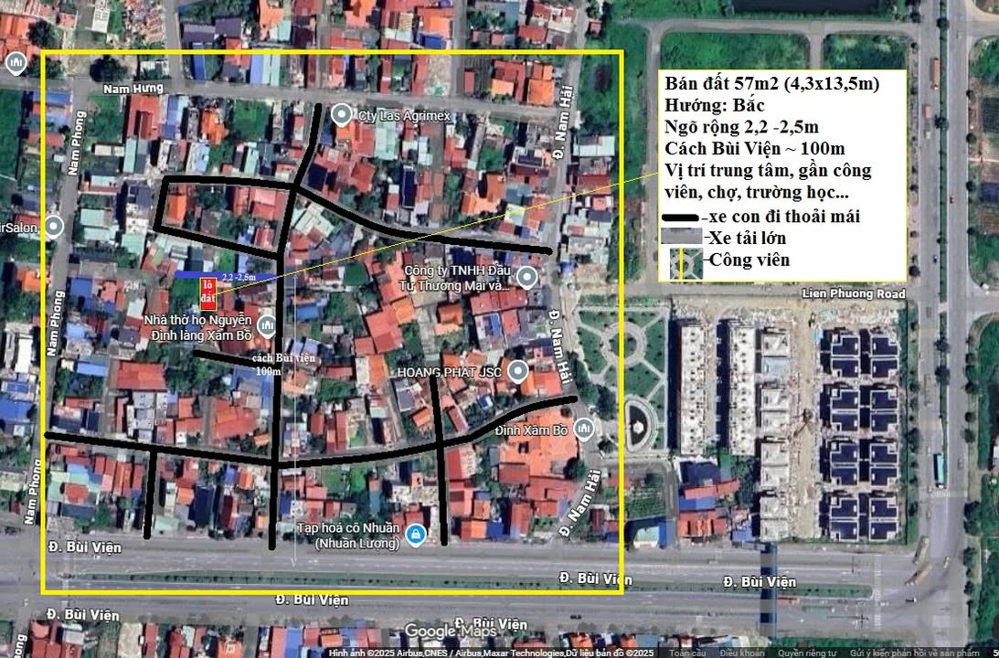 Đất nền Nam Hải Hải Phòng 57m² giá chỉ 2x triệu - Đầu tư sinh lời chắc chắn!