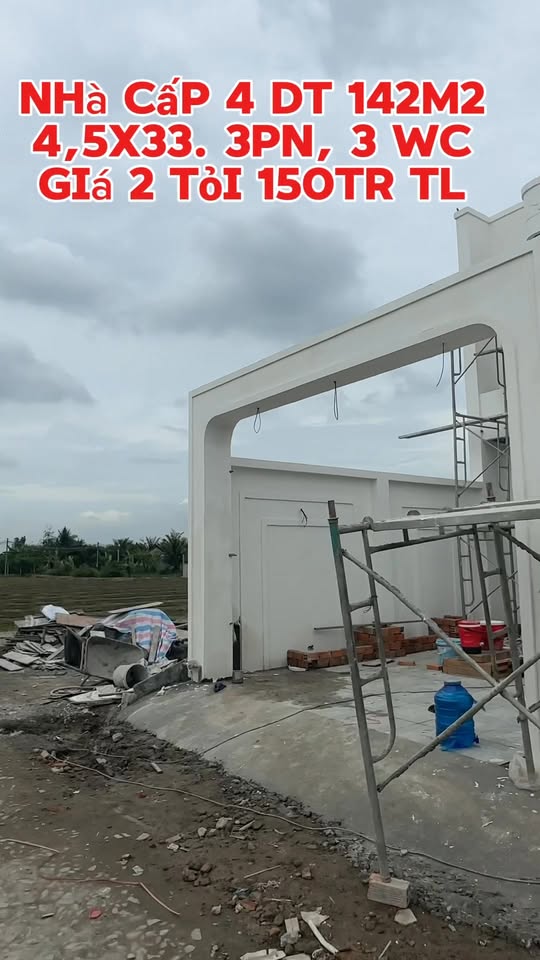 Nhà cấp 4 lô nhì đường Đoàn Văn Diệu, xã Mỹ Lộc, Cần Giuộc, 142m² - Giá tốt, chính chủ thương lượng!