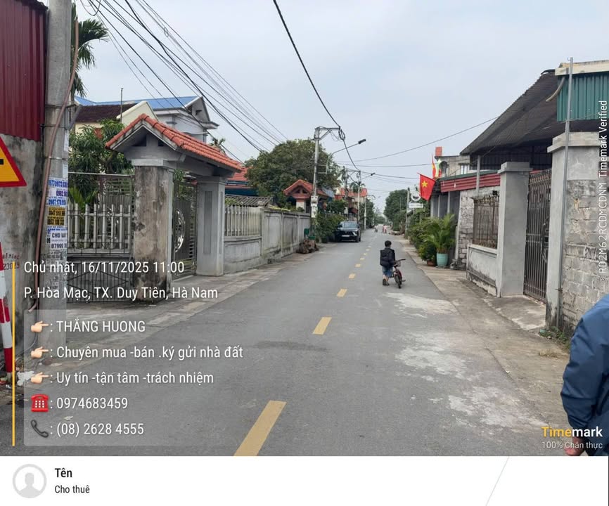 Đất nền Hòa Mạc 155m² giá thỏa thuận - Đầu tư sinh lời ngay chợ Quan Nha!