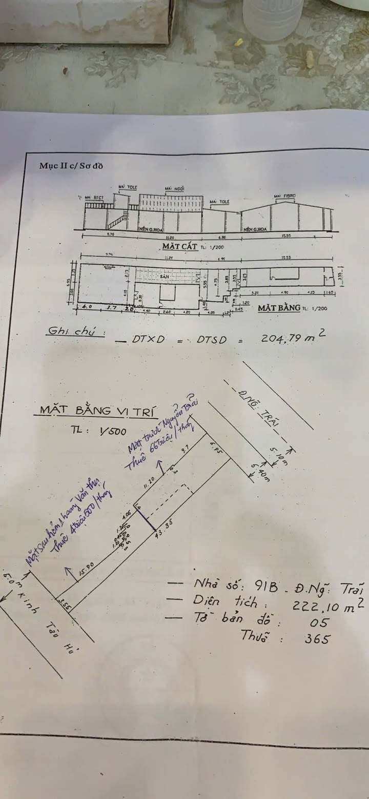 Bán nhà mặt tiền đường Nguyễn Trãi, Ninh Kiều, Cần Thơ 222m² - Đầu tư sinh lời ngay!