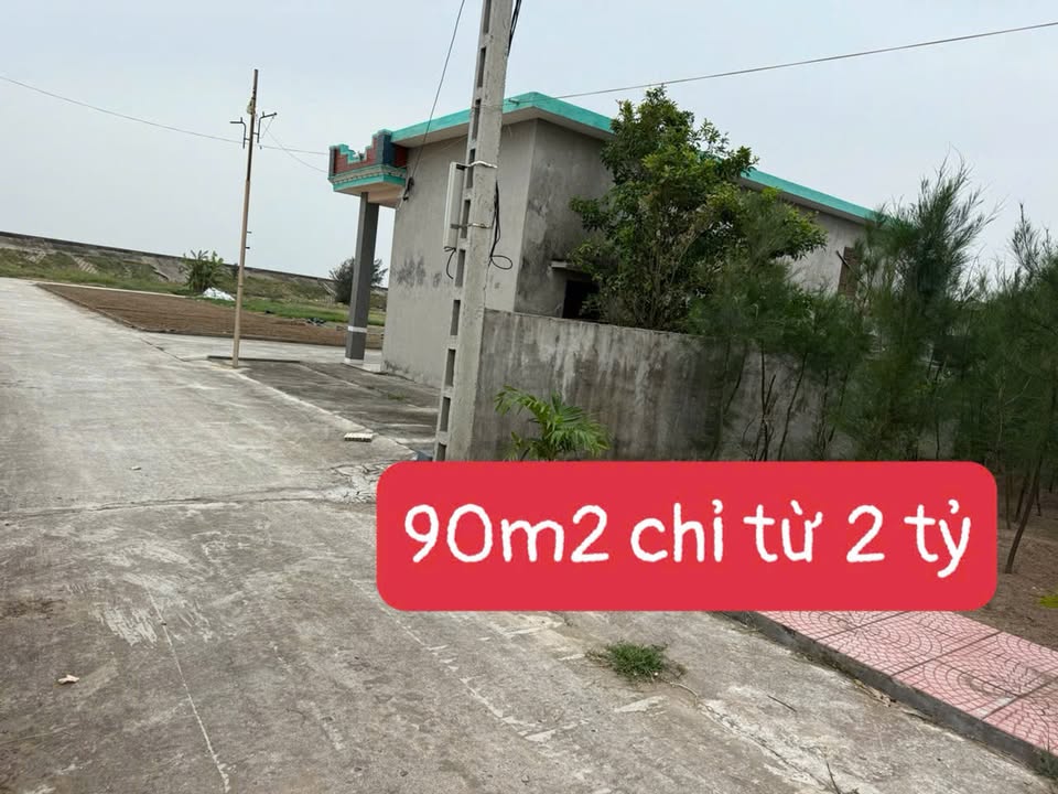 Đất biển Quất Lâm 90m² giá chỉ 2 tỷ - VIEW HỒ tuyệt đẹp, đầu tư sinh lời!