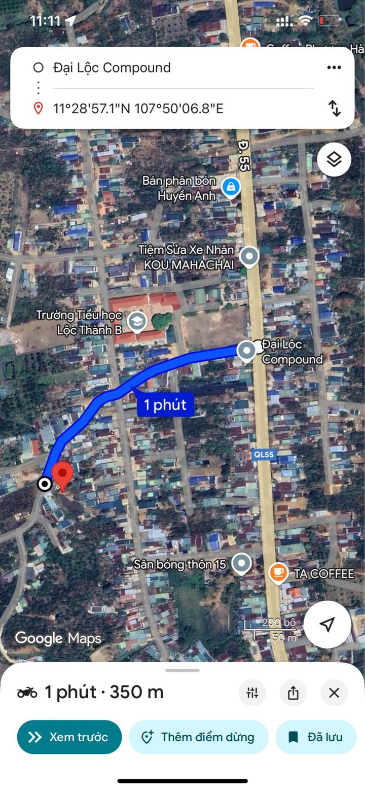 Nhà riêng Thôn 15 Lộc Thành 399m² giá 1.6 tỷ - Sổ đỏ chính chủ, công chứng ngay!