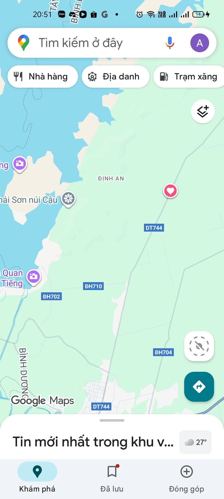 Đất mặt tiền DT744 Định Thành 1000m² giá thỏa thuận - Cơ hội đầu tư hấp dẫn!