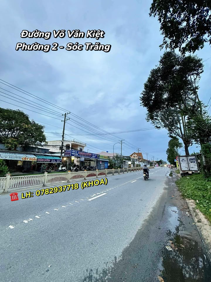 Đất Biệt Thự Mặt Tiền Võ Văn Kiệt, Sóc Trăng - 75m² chỉ 6 tỷ - Gặp Chủ Thương Lượng