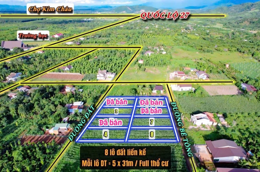 Đất thổ cư Cư Kuin 150m² giá 219 triệu - Cơ hội đầu tư không thể bỏ lỡ!