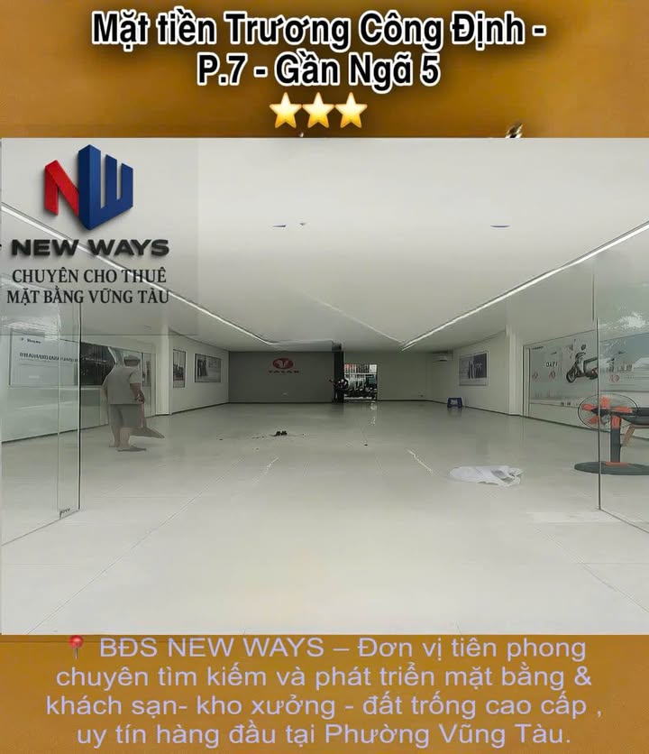 Cho thuê mặt bằng Trương Công Định Vũng Tàu 64m² giá 20 triệu - Vị trí đắc địa cho kinh doanh!