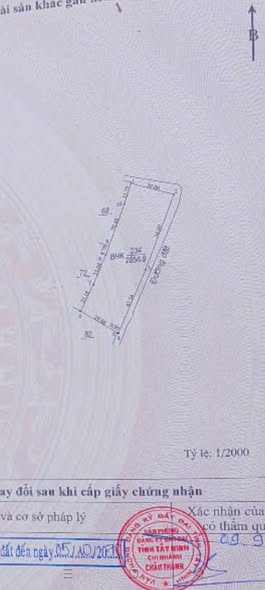 Đất nền An Cơ, Châu Thành, Tây Ninh 2850m² giá 500 triệu - Cơ hội đầu tư hấp dẫn!