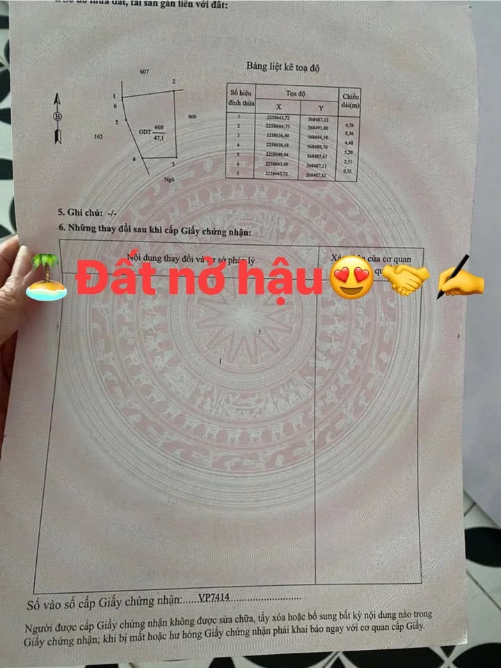 Đất nền ngõ 72 Tô Hiến Thành 48m² giá 890 triệu - Vị trí thuận lợi gần chợ và trường học!